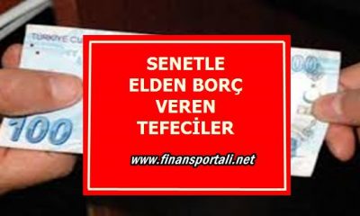Senetle Elden Borç Para Veren Tefeciler