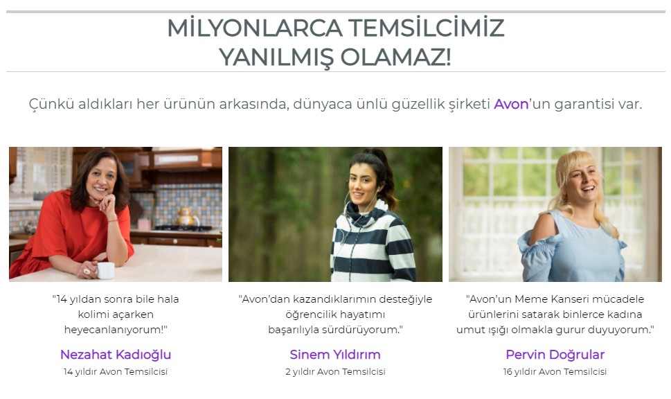 avon temsilcilik