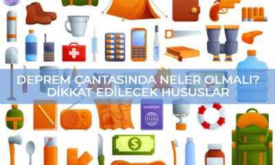 Deprem Çantasında Ne Olmalı? (HAZIRLARKEN DİKKAT!)