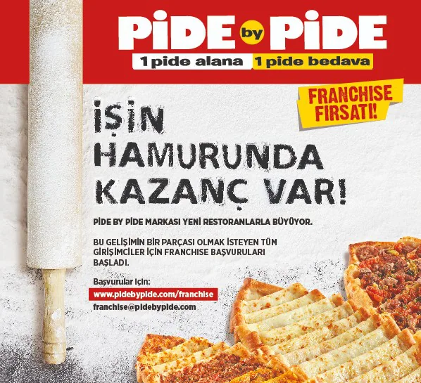 Pide by Pide Bayilik - GÜNCEL KAZANÇLAR ve ŞARTLAR! Pide by Pide Bayilik