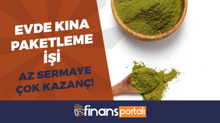 evde kına paketleme işi ile para kazanma