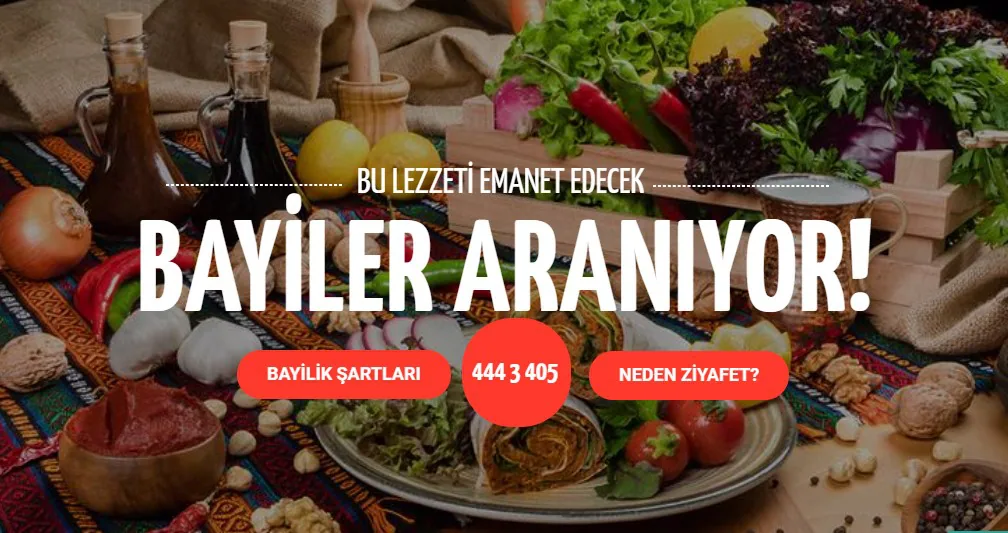 Ziyafet Çiğ Köfte Bayilik Fiyatı ve Şartları - YENİ BİLGİLER Ziyafet Çiğ Köfte Bayilik Başvurusu