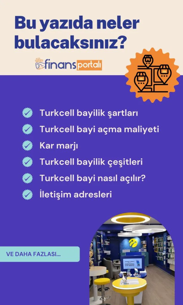 Turkcell Bayilik Şartları - 2023 Bayilik Maliyeti ve Kazancı Turkcell franchise