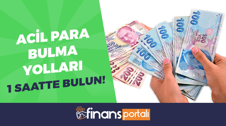 acil para bulma yolları