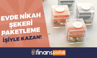 Evde Nikah Şekeri Paketleme İşi