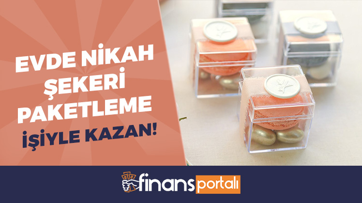 Evde Nikah Şekeri Paketleme İşi