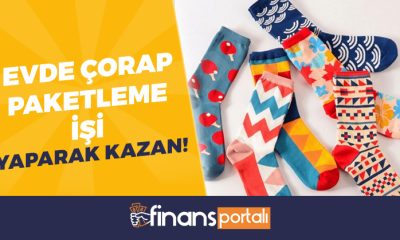 EVDE ÇORAP PAKETLEME İŞİ