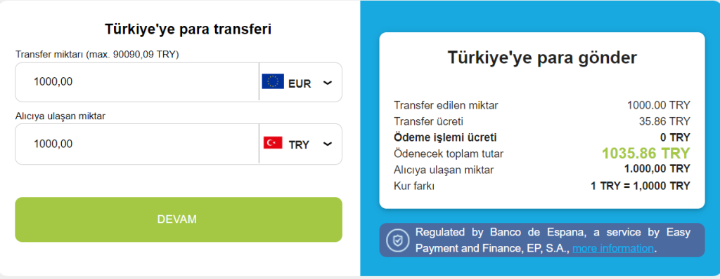 Almanyadan Türkiyeye nasıl para gönderilir