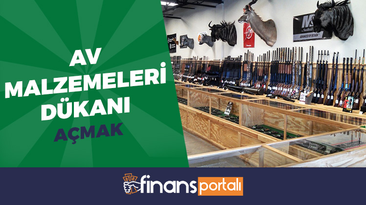 av malzemeleri dükkanı açmak