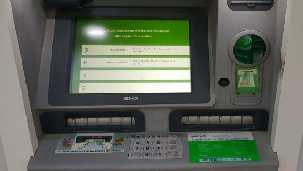 ATM den kartsız IBANA para yatırma
