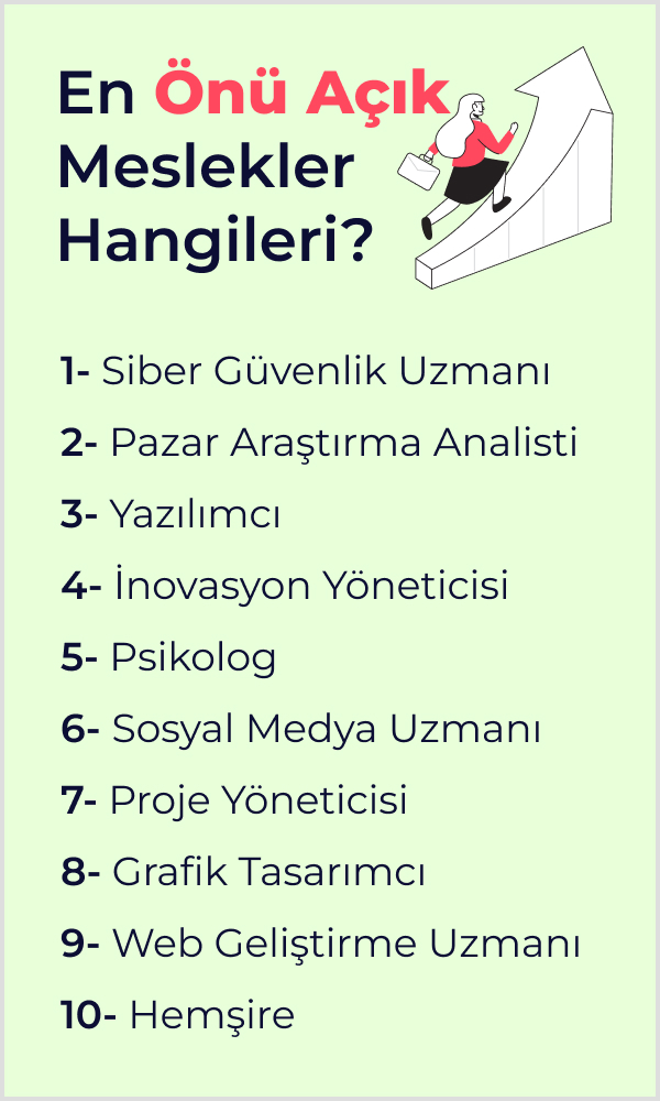 önü açık meslekler nelerdir