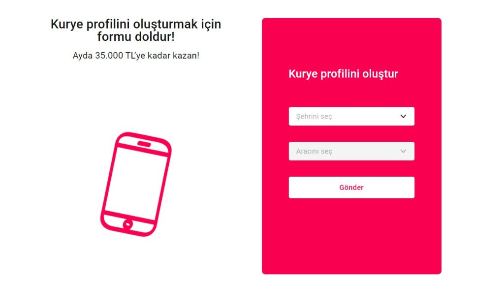 Yemeksepeti Vale Kurye Olmak - AYDA 28 BİN TL KAZANÇ! başvuru
