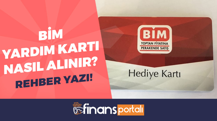 Bim Yardım Kartı Nasıl Alınır?